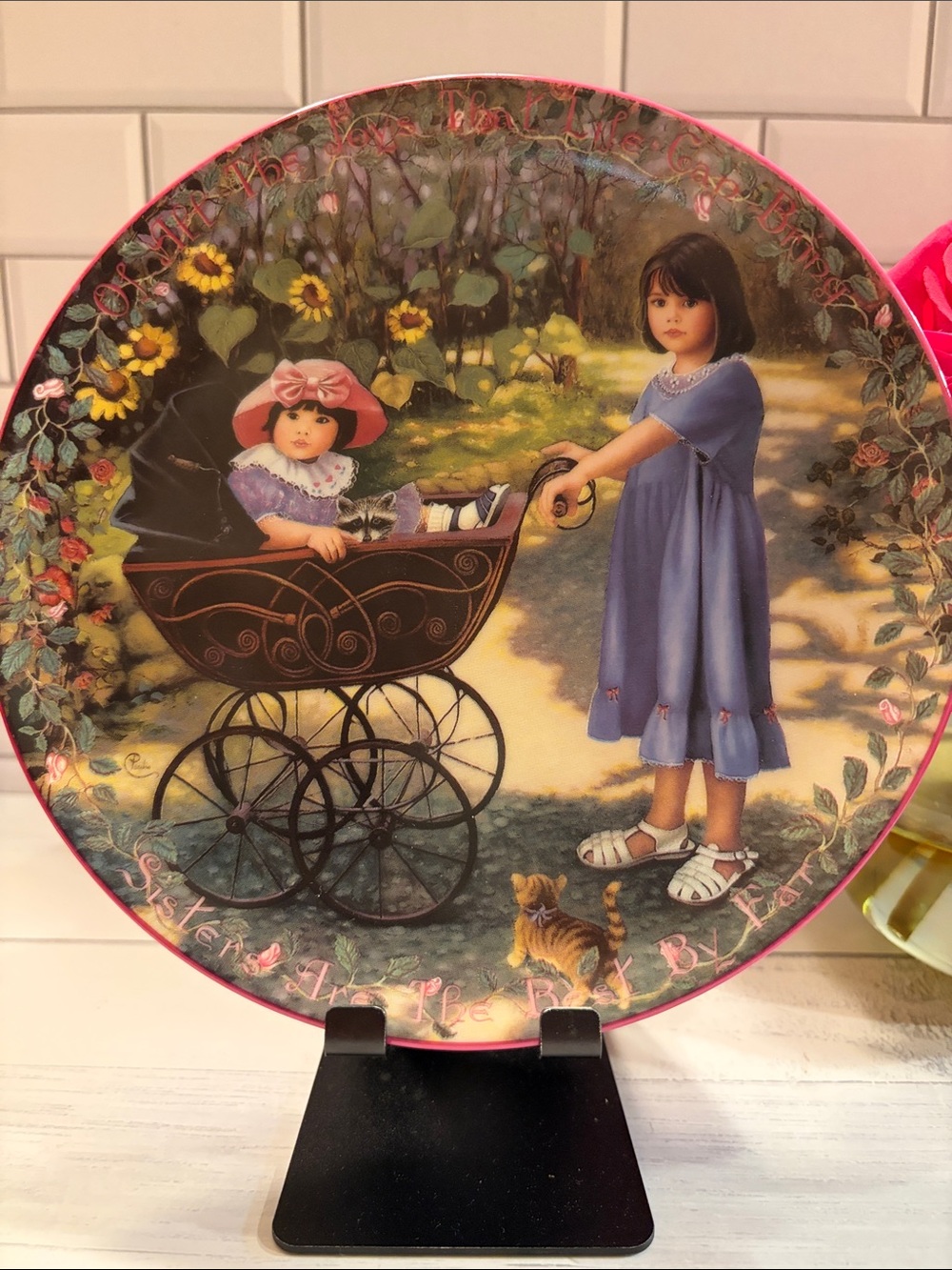 Joys of Life 'Kindred Moments' Collectible Plate by Chantal Poulin